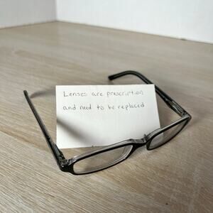 Ray-Ban RB1521 3529 Youth Eyeglasses Black Crystal Frames READ 45-16-125